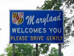 Maryland DUI, out of state license